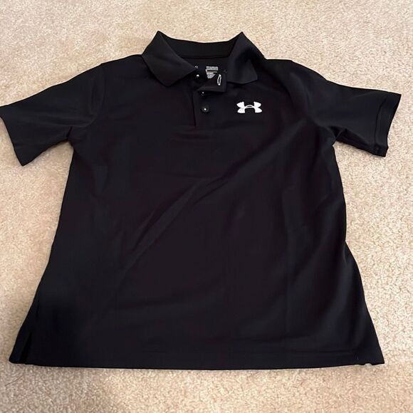 UNDER ARMOUR SIZE YOUTH LARGE COLLARED SHIRT - Picture 1 of 8